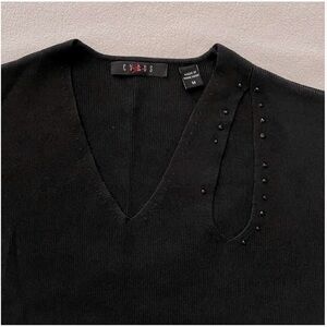 Cyrus Black Sweater Long Sleeves Size:M